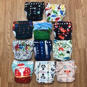 Cloth Diaper Lot w/extras